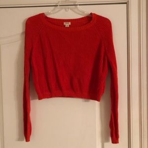Burnt Sienna Cropped Sweater